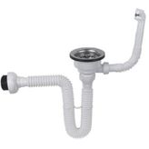 Özbest Körüklü Taşmalı Çöpmak Lavabo Sifonu