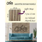 Özbir Mobilya Özbir Mobilya Safir Meşe Akustik Duvar Paneli 40x40