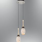 Özcan Aydınlatma Drop İkili Sarkıt, Gold, 28192A