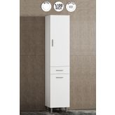 ÖZCEDEN 30 Cm Boy Dolap Mdf Beyaz Sepetli