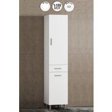 ÖZCEDEN 35 Cm Boy Dolap Mdf Beyaz Sepetli
