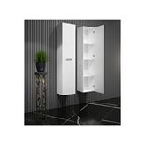 Özceden Yeni Boy 35x167 Cm Beyaz Mdf Tek Kapaklı Asma Banyo Boy Dolabı
