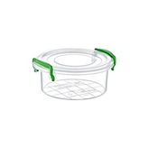 Ozcmax Mini Yuvarlak Saklama Kabı 0.5 Litree