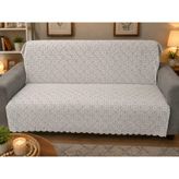 Özdağ Home Concept Süngerli Kaymaz Koltuk Örtüsü Koltuk Koruyucu Modern Desenli - 170 x 210 cm - Krem