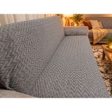 Özdağ Home Concept Süngerli Kaymaz Koltuk Örtüsü Koltuk Koruyucu Modern Desenli - Füme - 170 x 210 cm