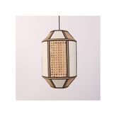 Özden 45x25 cm Doğal Hazeran & Kumaş Avize