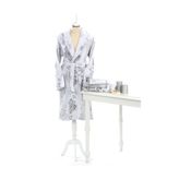 Özdilek Kadife Emily Gri Bornoz (xl)