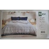 Özdilek (Nev) Pike Takımı Stripe Indigo
