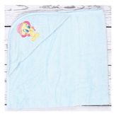 Özdilek Tweety Nakışlı Bebe Pelerini Mavı 80X80 Bambu