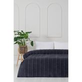 Özdilek Valuri Çift Kişilik Battaniye, 200x220 cm,%100 Polyester, Antrasit