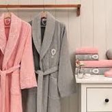 Özdilek Wedding Gri Pudra Aile Bornoz Seti