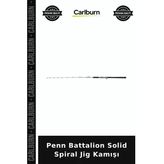 Özel Seri Penn Battalion Solid Spiral Jig Kamışı Tekne Halkalar Rod