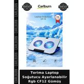 Özel Seri Torima Laptop Soğutucu Ayarlanabilir Rgb Cf12 Gümüş Bilgisayar Ekipman Aygit
