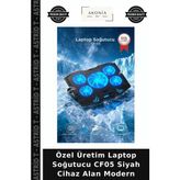 Özel Üretim Laptop Soğutucu CF05 Siyah Cihaz Alan Modern - Çok Renkli - Tek Ebat