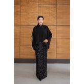 OZELİMMODA Pelerinli Payet Elbise | Siyah