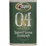 Özgün Soğuk Sıkım 0.4 Dizem Naturel Sızma 1 lt Teneke Zeytinyağı
