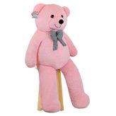 Özgüner Oyuncak Papyonlu Dev Pembe Ayı 160 cm Peluş Oyuncak