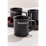 Özgür Ol Seramik Kupa 370 CC Siyah