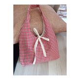 ÖZLEM HANDMADE SIVI İTİCİ KUMAŞ PÖTİKARE HOBO KOL ÇANTASI