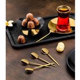 Özlife Mess 6lı Çay Kaşık Titanyum Gold