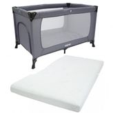 Ozmo Aura 70x120 cm Yataklı Gri Oyun Parkı