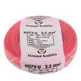 Öznur 2.5 mm Kırmızı NYA Kablo