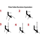 OZYSTOVE Füze Pelet Sobası