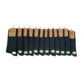 Ozzy Socks 12Li Bambu Füme Dikişsiz Erkek Soket Çorap-40 - 44 Füme