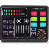 P100 Rgb Profesyonel Stüdyo Ses Mikseri, Mikrofon Girişli, USB Bağlantılı - Çok Renkli