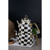 Paçi Elite Class Dama Emaye Çaydanlık