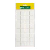 Pacific 25*25 mm Beyaz Yapışkanlı Keçe