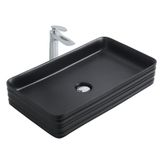 PALUCİ ARTE PLUS BLACK DİKDÖRTGEN LAVABO