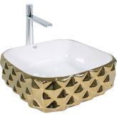 Paluci Leonardo White Gold Lavabo