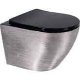 Paluci Twist Black Silver Kanalsız Asma Klozet - Altın
