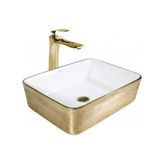 Paluci Twist Corner White Gold Lavabo