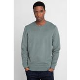 Pamuk Bisiklet Yaka Basıc Unisex Sweatshirt - TUDORS