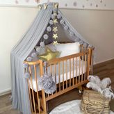 Pamuka Bebek Beşik Cibinlik Grey