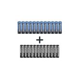 PANASONIC 24'lü Özel Pil Paketi(12 AA+12 AAA) panasonic24lü