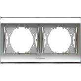 Panasonic Thea Blu Chrome Beyaz 2'li Çerçeve