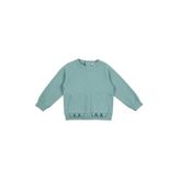 Panço Erkek Bebek İki Cepli Mint Sweatshirt