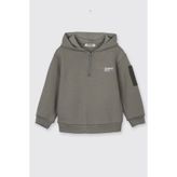 Panço Erkek Bebek Kapüşonlu Antrasit Sweatshirt