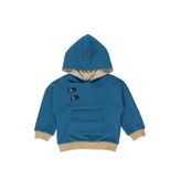 Panço Erkek Bebek Kapüşonlu Petrol Sweatshirt