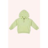 Panço Erkek Bebek Kapüşonlu Yeşil Sweatshirt