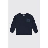 Panço Erkek Bebek Lacivert Sweatshirt - 6 - 12 Ay