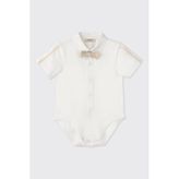 Panço Erkek Bebek Örme Ekru Gömlek 6-12 Ay (68-74 cm)