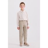 Panço Erkek Çocuk Bej Pantolon - 7 Yaş