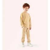 Panço Erkek Çocuk Sweatshirt - 4 Yaş - Bej
