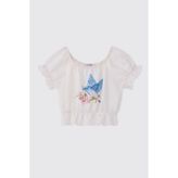 Panço Kız Bebek Ekru Bluz - Bej - 6 Yaş