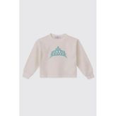 Panço Kız Bebek Ekru-Mint Sweatshirt