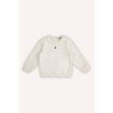 Panço Kız Bebek Ekru Sweatshirt